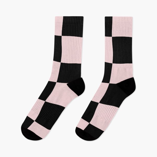 Item preview, Large Checkered - Black and Light Pink designed and sold by JustPatterns2.