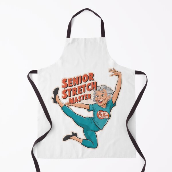 Item preview,  ''Senior Stretch Master '' Funny Working out Grandma Kawaii T-Shirt designed and sold by Witty Shirts.