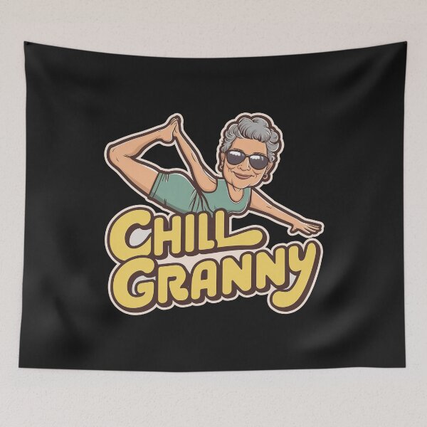 Item preview, ''Chill Granny'' Funny Grandma Kawaii T-Shirt designed and sold by Witty Shirts.