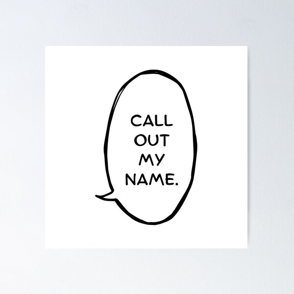 Item preview, xiao quote call out my name designed and sold by renmei-studios.