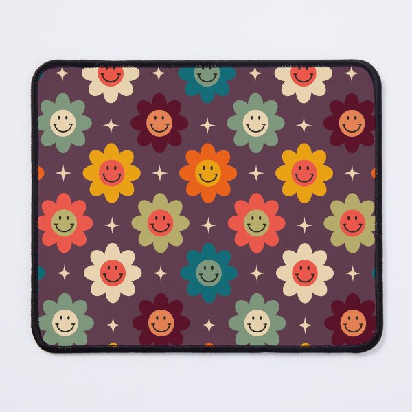 Item preview, Purple and Colorful Retro Floral Pattern designed and sold by LMStudioDesigns.