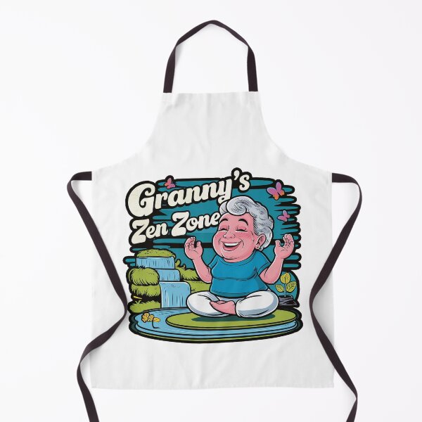 Item preview, ''Granny's Zen Zone'' Funny Grandma Kawaii T-Shirt designed and sold by Witty Shirts.