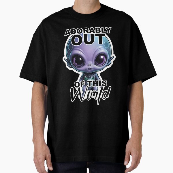 Item preview, Adorably Out of This World - Cute Alien T-Shirt designed and sold by Rhea Buan.