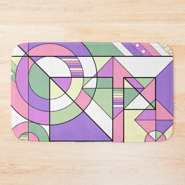 Item preview, Genderfae Pride Abstract Geometric Pastel Pink Green Purple designed and sold by JoyfulJen.
