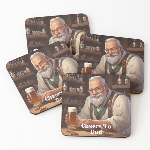 Item preview, Brewmaster Cheers To Dad Art designed and sold by Obsidian Ink by Wilshire.