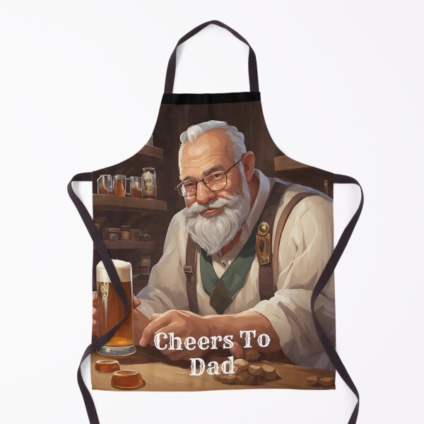 Item preview, Brewmaster Cheers To Dad Art designed and sold by Obsidian Ink by Wilshire.