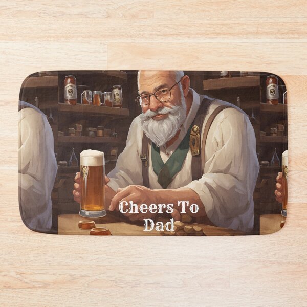 Item preview, Brewmaster Cheers To Dad Art designed and sold by Obsidian Ink by Wilshire.