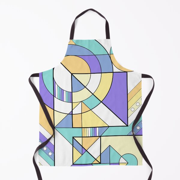 Item preview, Genderfaun Pride Abstract Geometric Pastel Yellow Green Purple designed and sold by JoyfulJen.