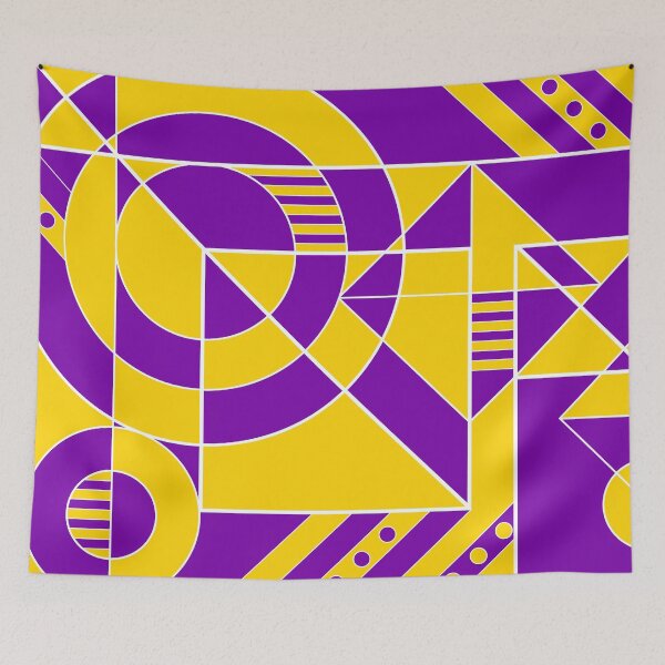 Item preview, Intersex Pride Abstract Geometric Purple Yellow designed and sold by JoyfulJen.
