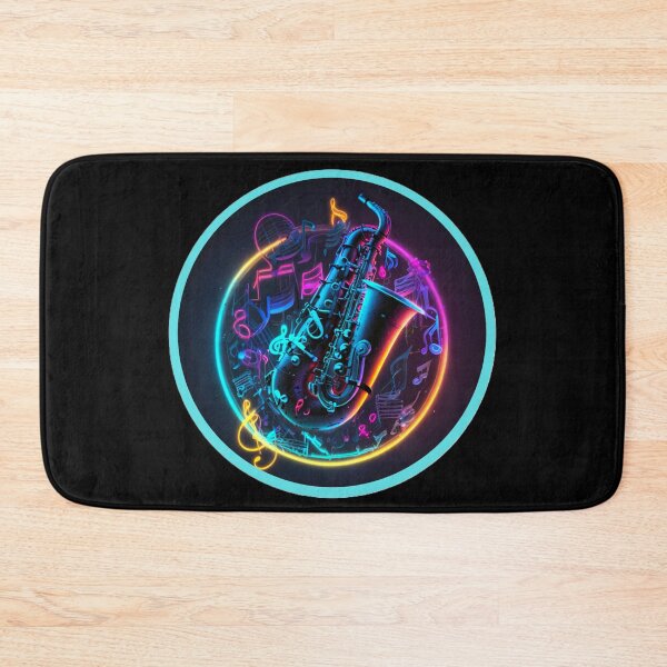 Item preview, Luminous saxophone musical notes designed and sold by Artbellachi.