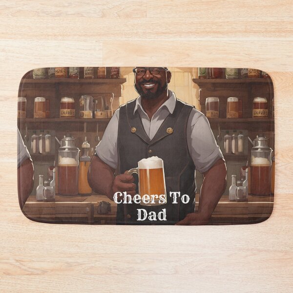 Item preview, Brewmaster Cheers To Dad Art designed and sold by Obsidian Ink by Wilshire.