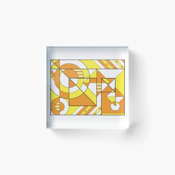 Item preview, Maverique Pride Abstract Geometric Orange Yellow designed and sold by JoyfulJen.