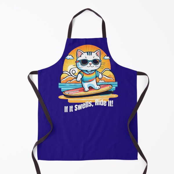 Item preview, Swell Rider: Surfer Kitty designed and sold by Simply Figs.