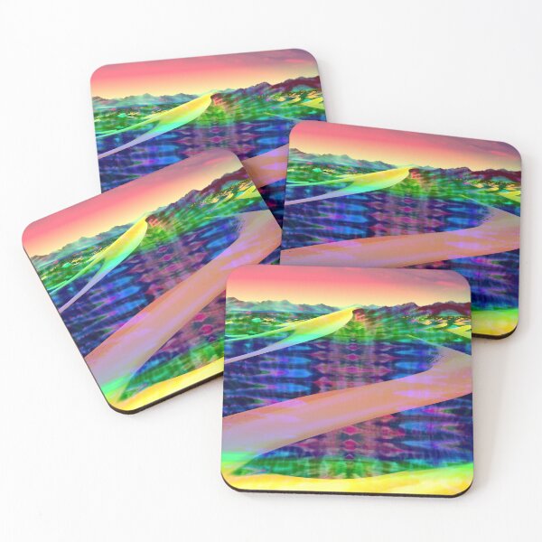 Item preview, Desert Sand Dunes Tie Dye Trippy Sunset rainbow color dead head designed and sold by AuroraXGreen.