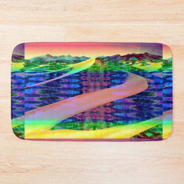 Item preview, Desert Sand Dunes Tie Dye Trippy Sunset rainbow color dead head designed and sold by AuroraXGreen.