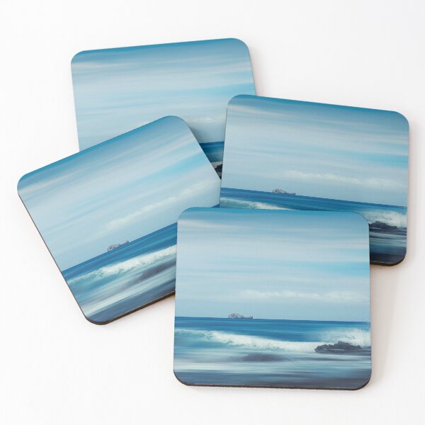 Item preview, Abstract Blue Mediterranean Sea - Rocks and Waves designed and sold by Dyrk Wyst Redbubble Shop.
