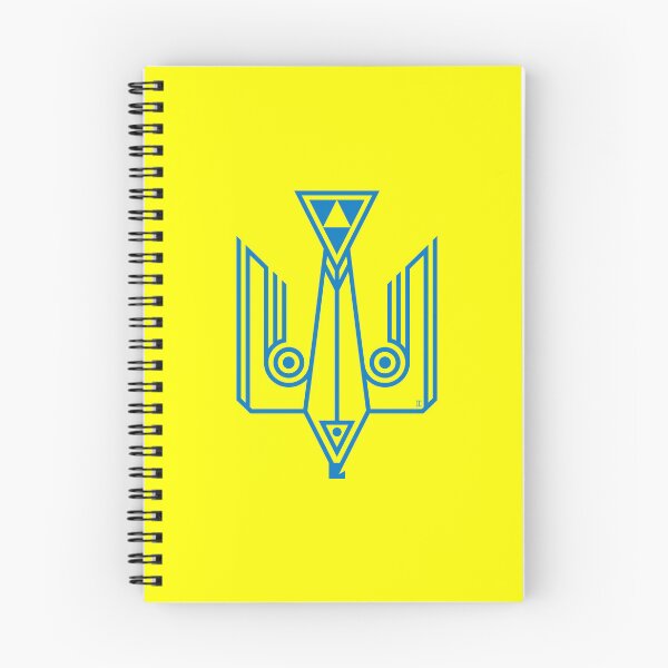 Item preview,  Falcon - trident. (blue and yellow) designed and sold by sarabeevart.