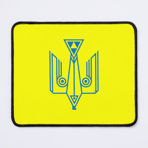 Item preview,  Falcon - trident. (blue and yellow) designed and sold by sarabeevart.