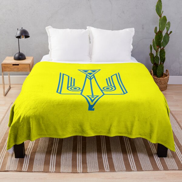 Item preview,  Falcon - trident. (blue and yellow) designed and sold by sarabeevart.