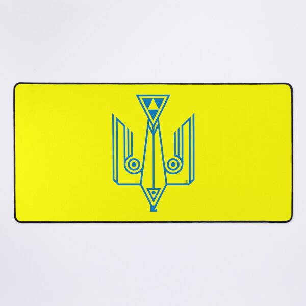Item preview,  Falcon - trident. (blue and yellow) designed and sold by sarabeevart.