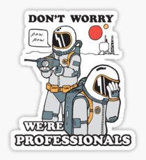 "Professionals" Sticker