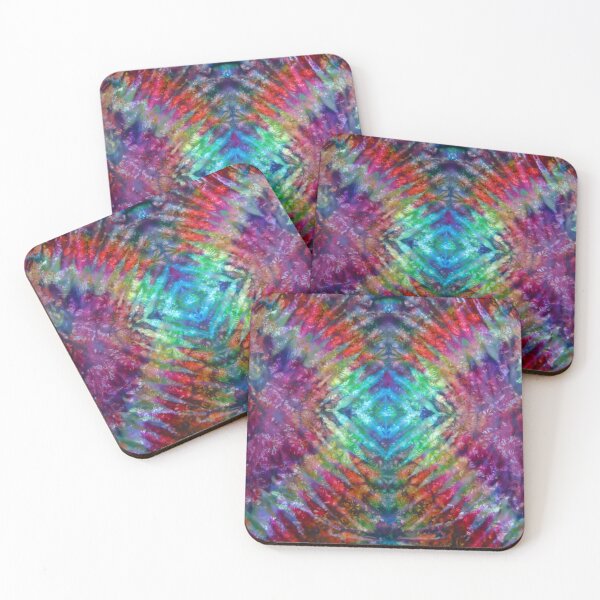 Item preview, Earthy Tie Dye Trippy rainbow psychedelic pattern designed and sold by AuroraXGreen.