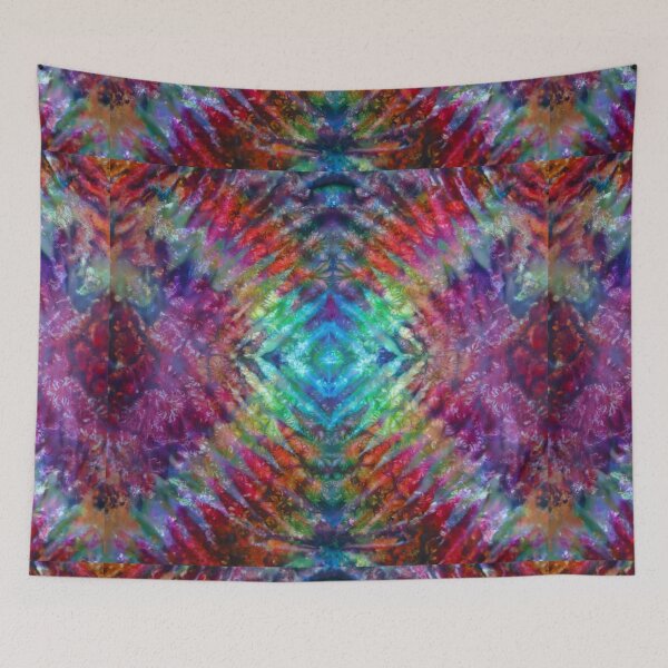 Item preview, Earthy Tie Dye Trippy rainbow psychedelic pattern designed and sold by AuroraXGreen.