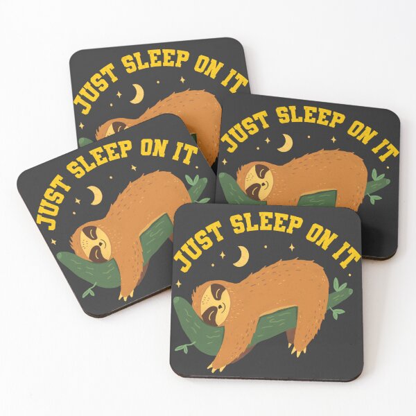 Item preview, Cute, funny and sleepy sloth design designed and sold by ChonkypurrArt.