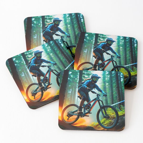 Item preview, Female MTB Rider designed and sold by GrizzlyCollective.