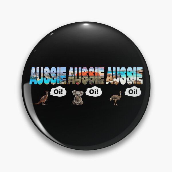 Item preview, AUSSIE AUSSIE AUSSIE Oi Oi Oi - Aussie Icons Kangaroo Koala Emu designed and sold by Adam Gormley.