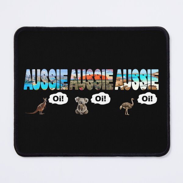 Item preview, AUSSIE AUSSIE AUSSIE Oi Oi Oi - Aussie Icons Kangaroo Koala Emu designed and sold by Adam Gormley.