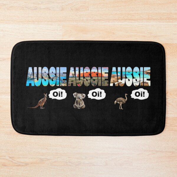Item preview, AUSSIE AUSSIE AUSSIE Oi Oi Oi - Aussie Icons Kangaroo Koala Emu designed and sold by Adam Gormley.