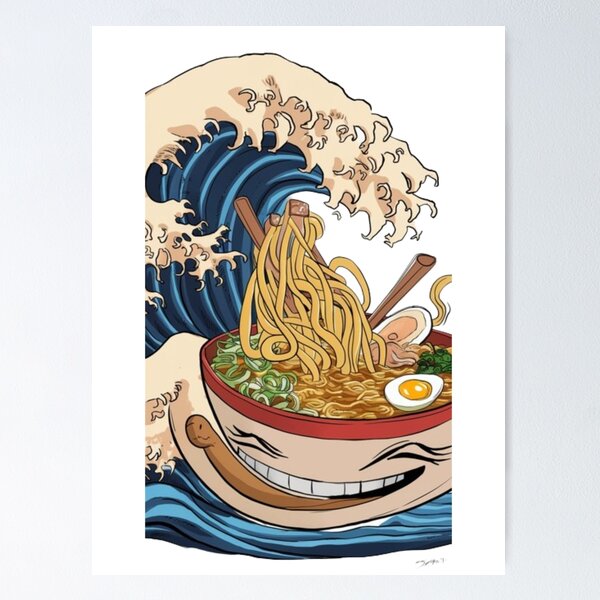 Item preview, I saw that Great Ramen of Kanagawa #1 designed and sold by The Breathtaking You.