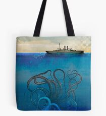 Sea Monster Tote Bag