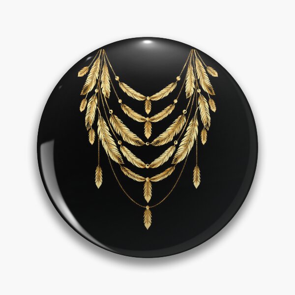 Item preview, Gold Layered Feathered Chain Design designed and sold by Artbyminga.