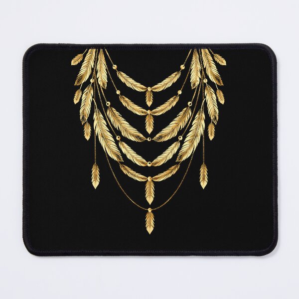 Item preview, Gold Layered Feathered Chain Design designed and sold by Artbyminga.
