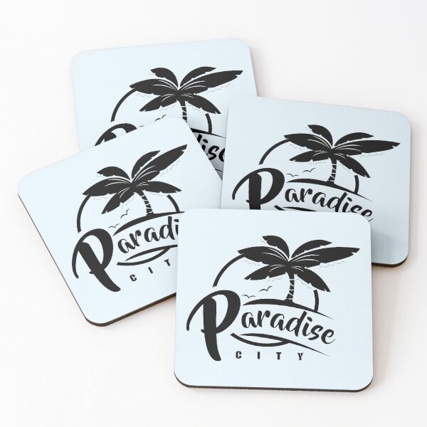 Aperçu de l'œuvre ville du paradis créée et vendue par Fanverse Merchandise.