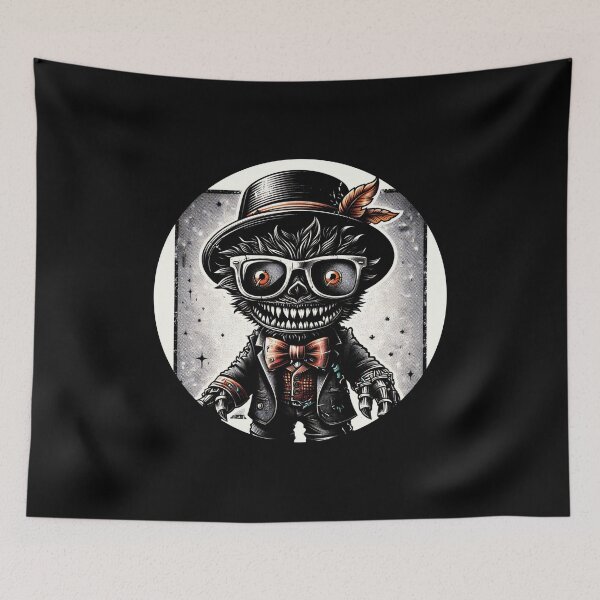 Item preview, Cute Black and White Horror Character designed and sold by Mechanical-Artt.