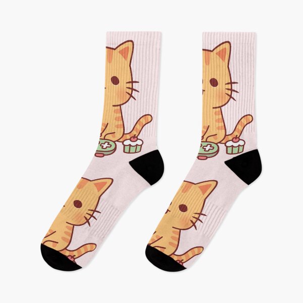 Item preview, Cute Tabby Cat Loves Playing Video Games Funny Gamer designed and sold by rustydoodle.