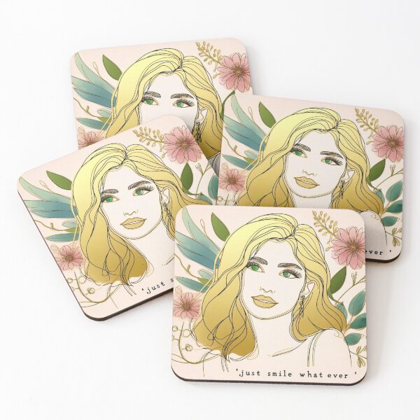 Item preview, Woman Brown Hair Just smile whatever designed and sold by Nanthanon.