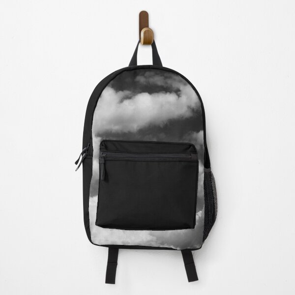 Item preview, White fluffy clouds on black sky background designed and sold by by-jwp.