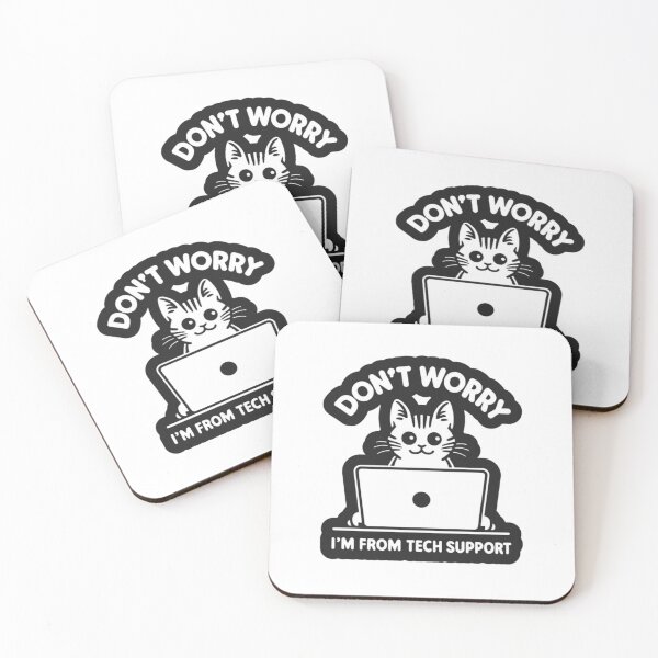 Item preview, Tech Support Cat: Don't Worry designed and sold by astersgraphics.