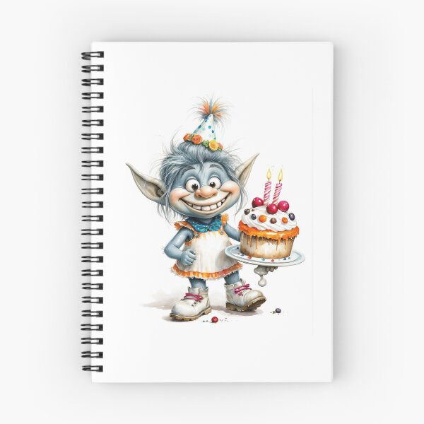 Aperçu de l'œuvre Joyeux anniversaire à tous les trolls créée et vendue par KateCrafts.