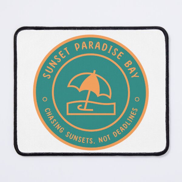Item preview, Chasing sunsets, not deadlines. Cool T-shirt Designs for Vacation designed and sold by CameliaWave.