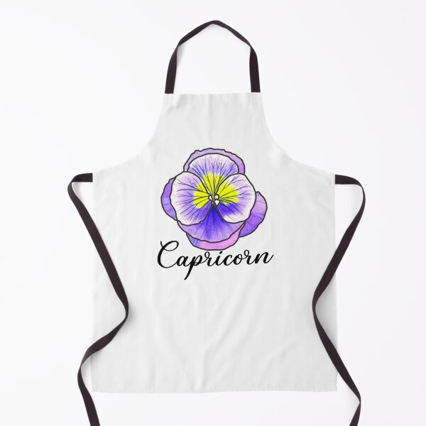 Item preview, Pensies Capricorn Zodiac Flowers designed and sold by Cobalt Blue Watercolors.