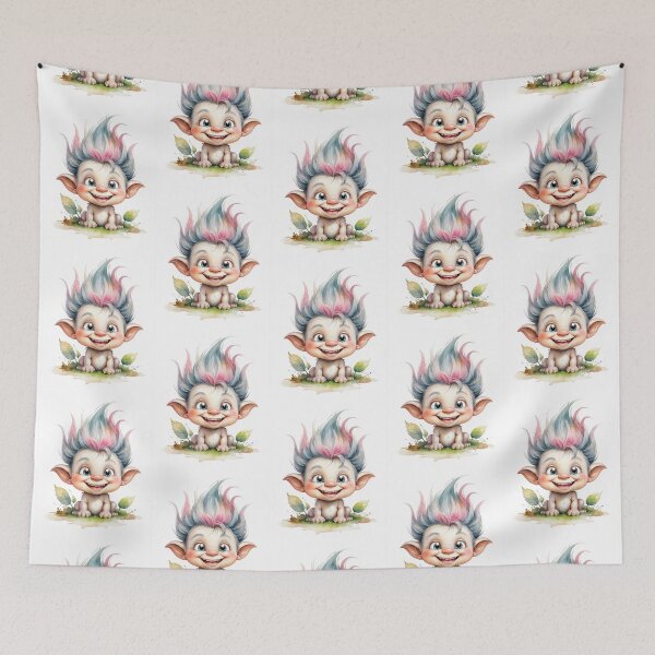 Item preview, Super cute baby boy troll designed and sold by KateCrafts.