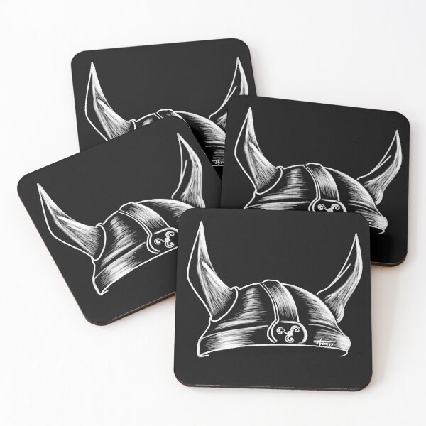 Item preview, Viking helmet - dark background designed and sold by Themys24.