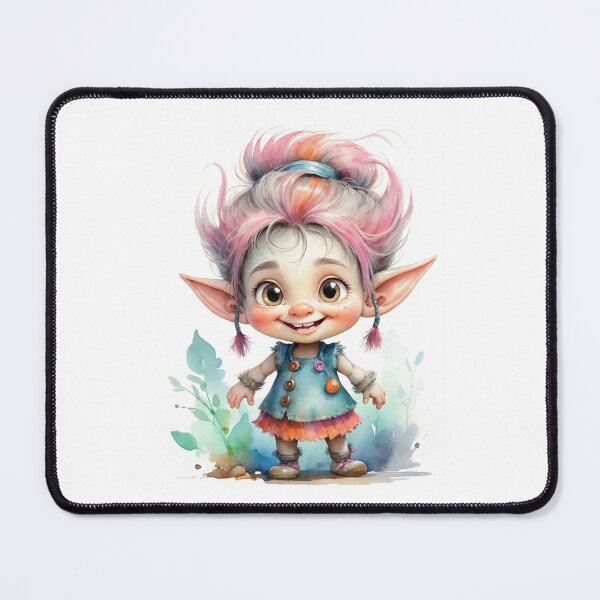 Item preview, Beautiful smiling troll girl designed and sold by KateCrafts.