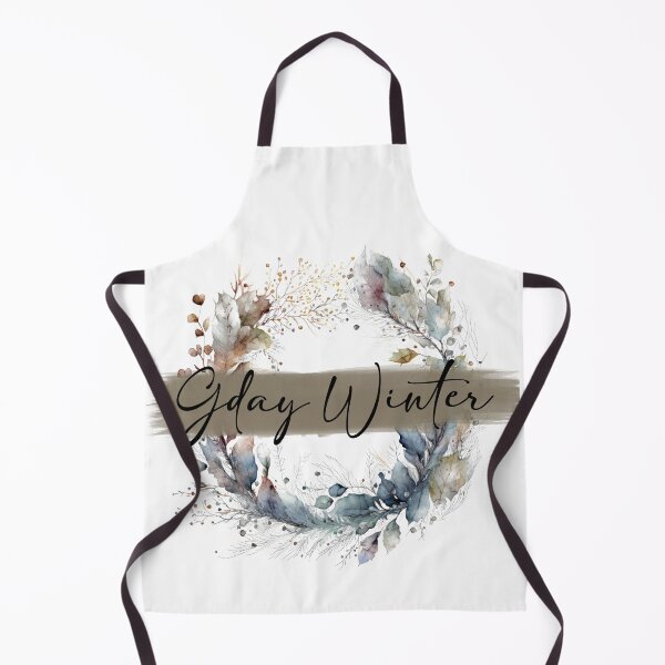 Item preview, Gday Winter - watercolour winter wreath designed and sold by Chestnut Falls Studio.