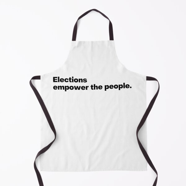 Item preview, Elections Empower The People - Democracy Quote designed and sold by Liberty Boulevard.